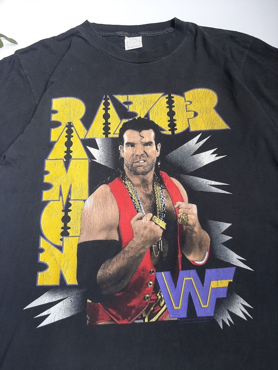 Vintage WWF 1993 Ramon Razor Wrestling Single Stitch Tee Size M | eBay