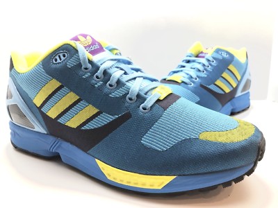 ADIDAS ORIGINALS ZX FLUX WEAVE OG AQUA BLUE PURPLE YELLOW M21788