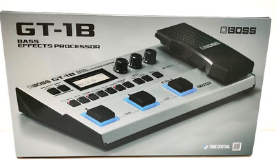 Boss GT-1B Bass Effects Processor Guitar Pedal Silver Brand W305 x