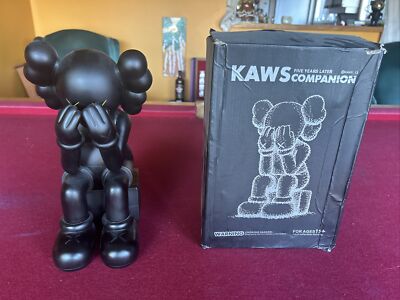 kaws figure | Passing Through 2007 Black | 8” Tall | Medicomtoy