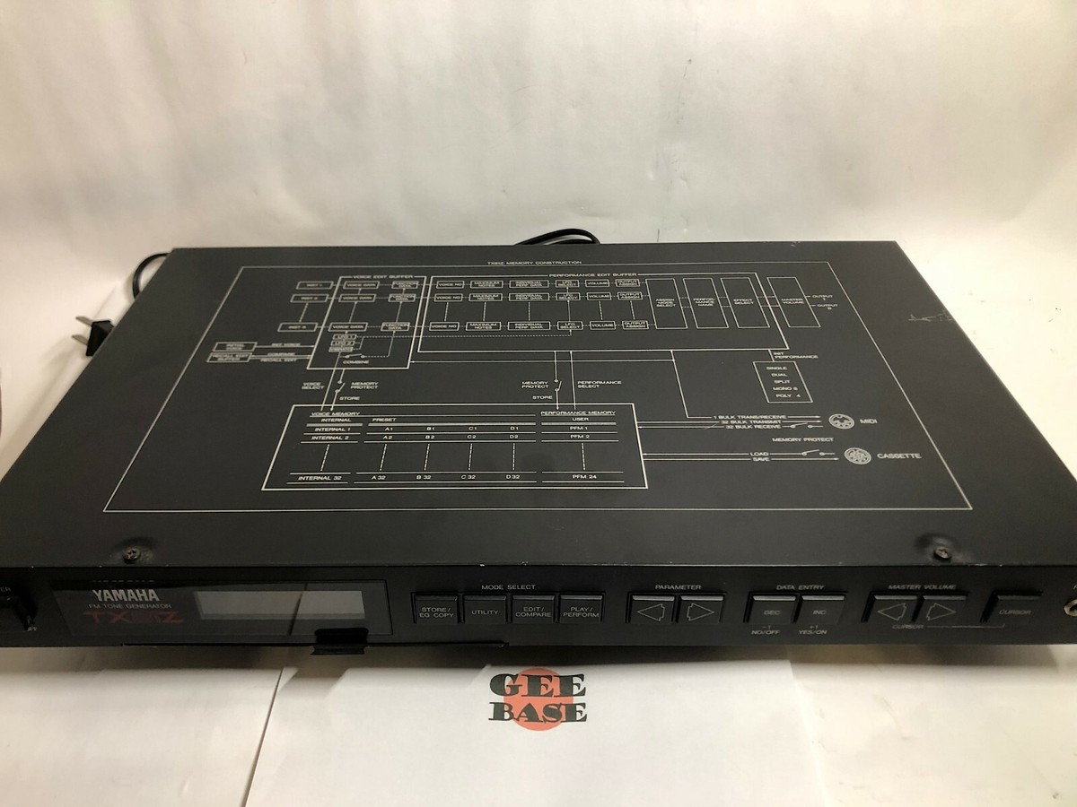 YAMAHA TX81Z FMトーンジェネレーター 動作品 YAMAHA TX81Z FMトーン