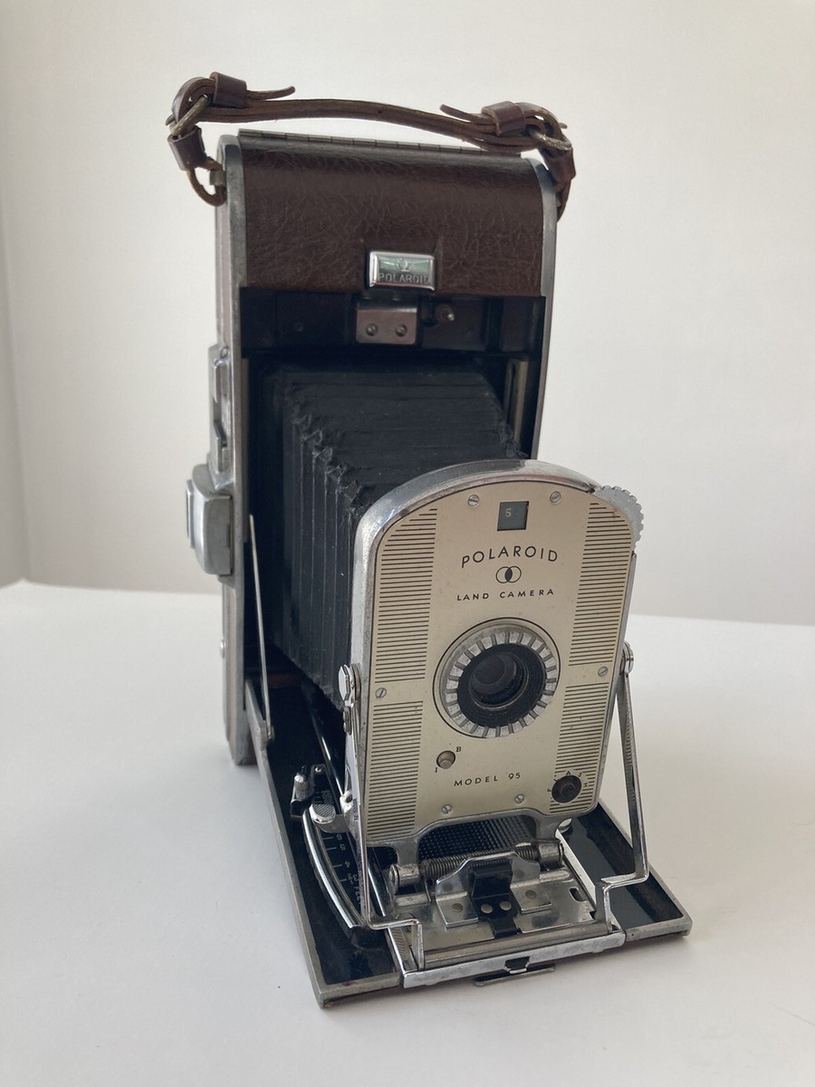 VINTAGE POLAROID MODEL 95A FOLDING FILM LAND CAMERA | eBay