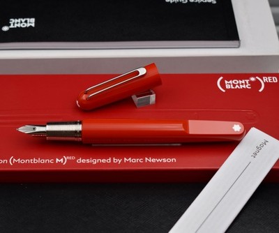 MONTBLANC M Red Special Edition designed by Marc Newson Red Resin