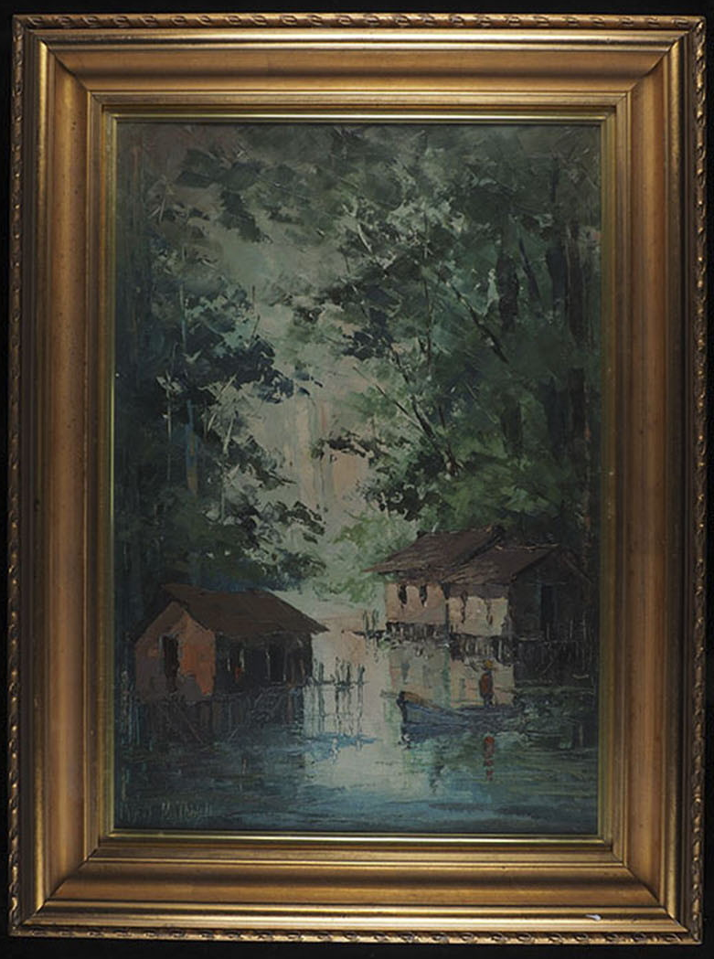 PABLO MATANIA (Brazilian) Original Painting Oil Canvas Signed