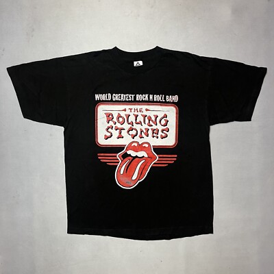 Vintage 90s Rolling Stones 1999 World Tour T Shirt XL | eBay