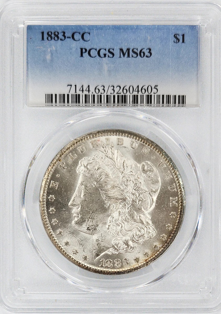1883-CC Morgan Silver Dollar PCGS MS63 | eBay