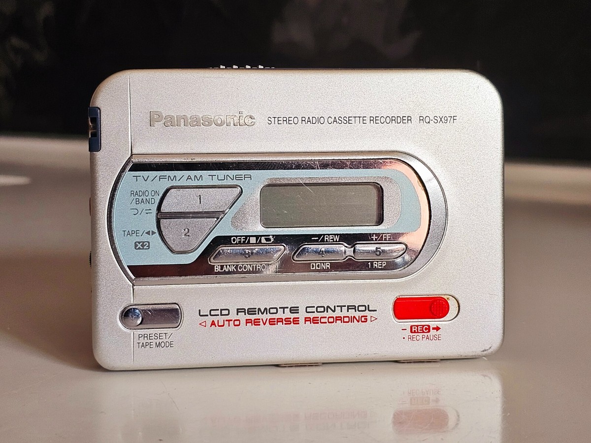 Rare Panasonic RQ-SX97F Radio Cassette 2X Recording Walkman with