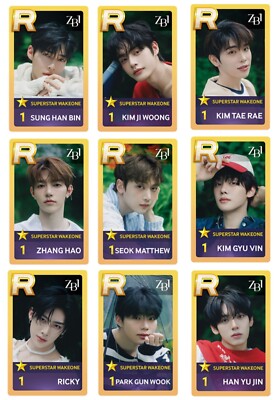 ZB1 ZEROBASEONE SUPERSTAR WAKEONE PACKAGE OFFICIAL PHOTOCARD PC | eBay