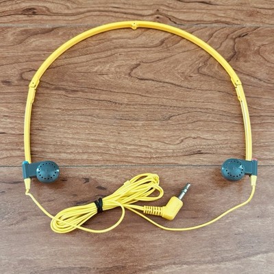 SONY MDR-W15 イエロー 有線ヘッドフォン Vintage Sony Sports Wired