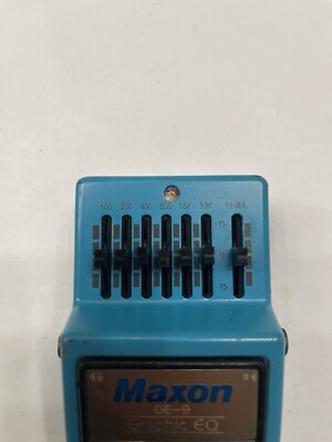 Maxon GE-9 グラフィックEQ Maxon GE9 Graphic EQ 7-Band Equalizer