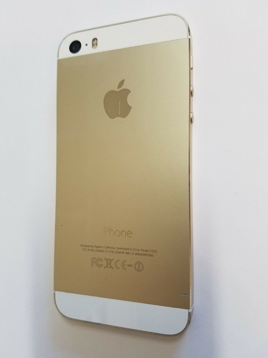White Gold Main Frame Housing Replacement Part For Apple iPhone 5S