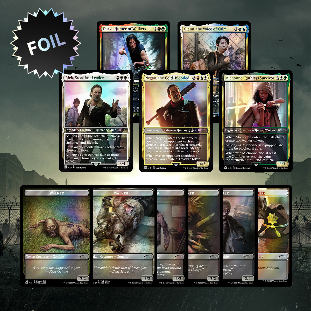 Secret Lair The Walking Dead 4つセット Secret Lair The Walking