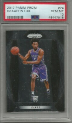 De'Aaron Fox 17/18 Panini Prizm Rookie PSA 10 | eBay