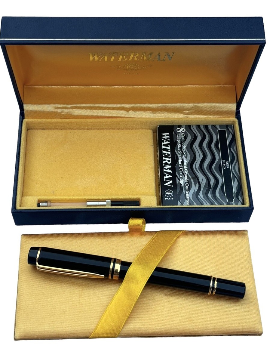WATERMAN IDEAL PARIS 18K 750 万年筆+カートリッジ 【公式通販】