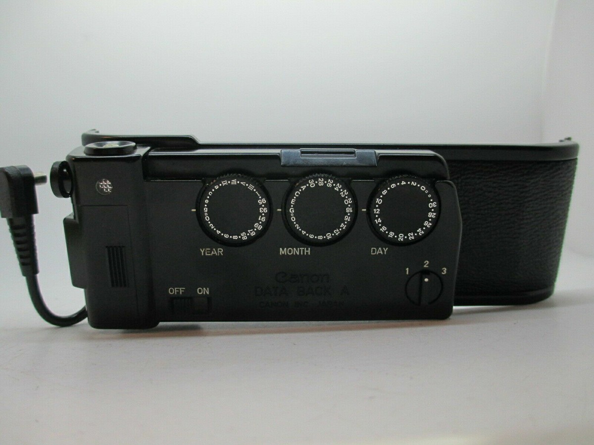 Canon Data Back Databack A for Canon AE1 AE-1 Program A1 WORKING