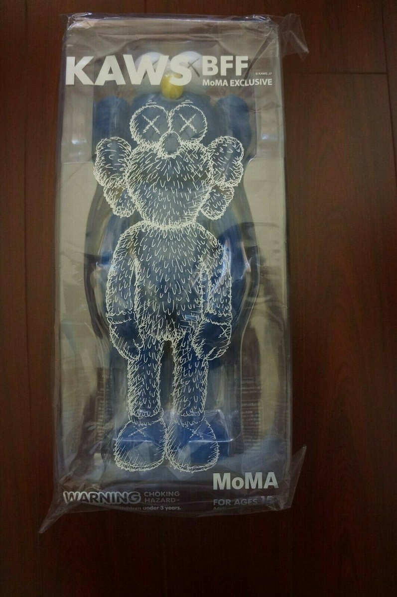 Kaws Bff Open Edition Vinyl Figure Blue /Cowes/Pvc/Blue/Medicom