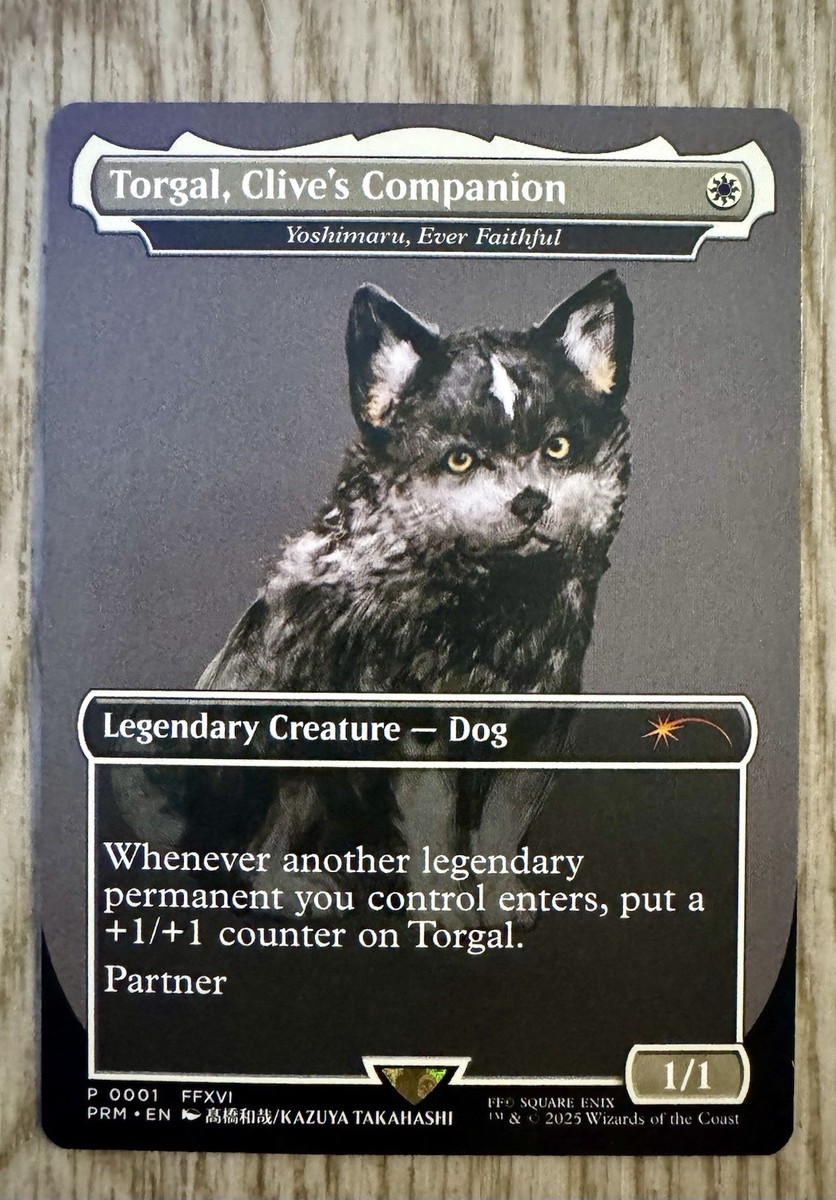 トルガル Torgal, Clive's Companion 永久忠義の義丸 MTG FF トルガル