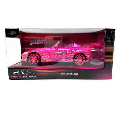 Jada Pink Slips Fast And Furious Suki's 2001 Honda S2000 Pink 1:24