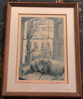 Annie Williams Late Summer Window 水彩画 A Beautiful Vintage