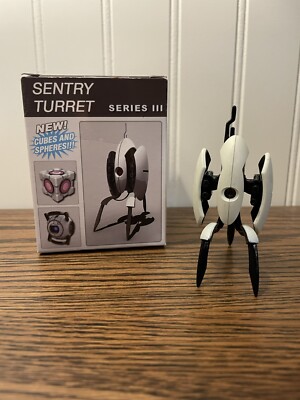 Portal 2 Series III (3) - Open White Sentry Turret - NECA Valve