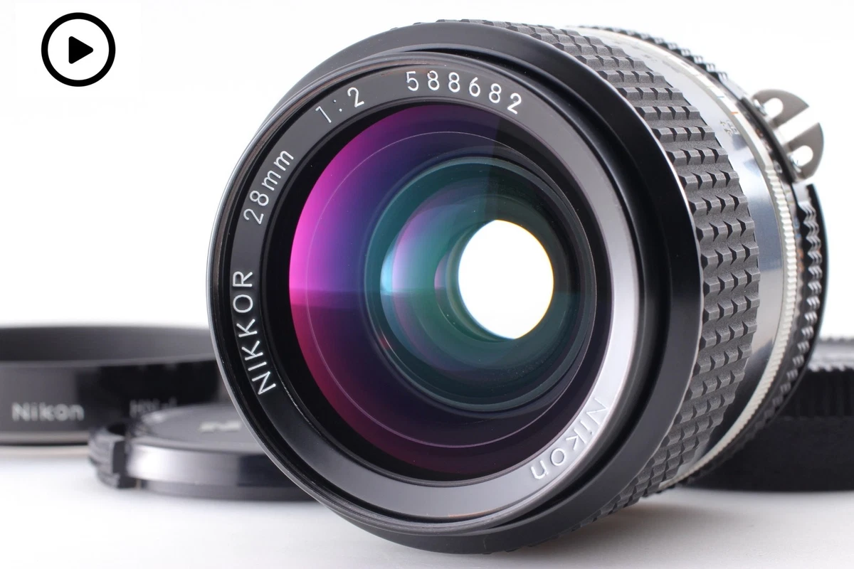 動確済 ニコン Nikon Nikkor 28mm f/2 Ai #577 Nikon AI Nikkor 28mm F