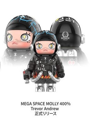 MEGA SPACE MOLLY 400% Trevor Andrew Pop Mart Figure Limited Japan