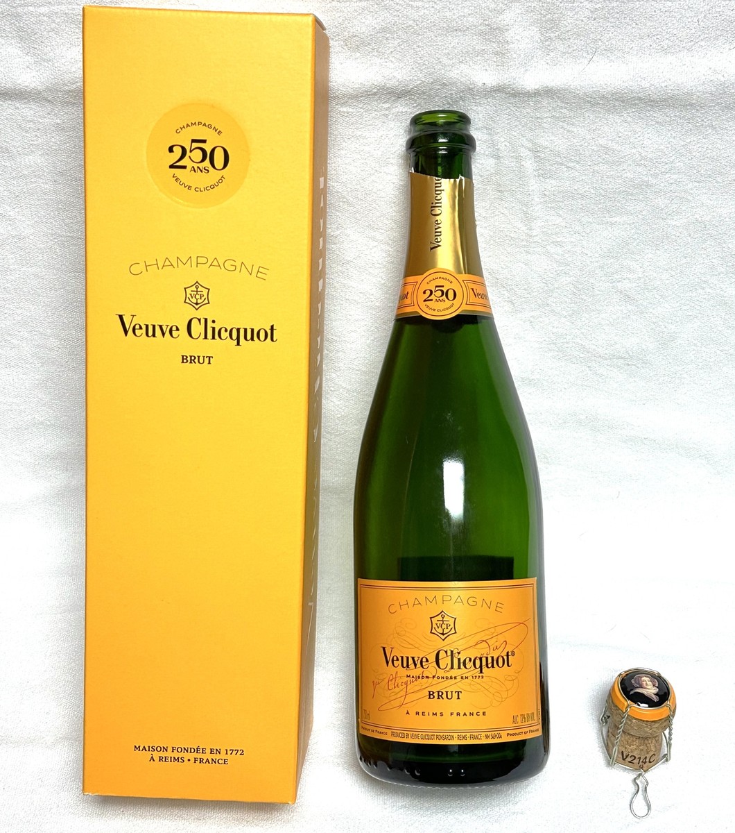 Veuve Clicquot 250th Anniversary BRUT CHAMPAGNE 750ML EMPTY BOTTLE