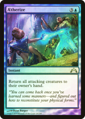 MTG 霊気化/Aetherize foil PSA10 MTG FOIL Aetherize - Gatecrash #29