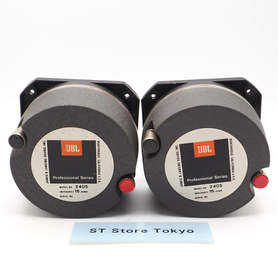 JBL 2405 Tweeter Unit Pair working condition 16Ω Tested [Excellent