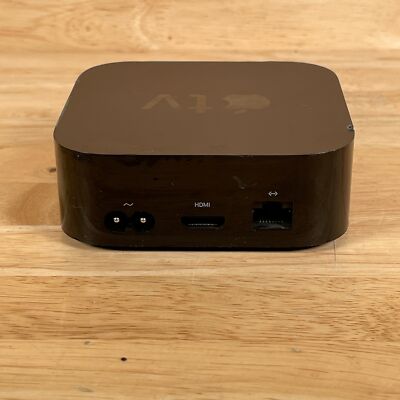 Apple TV A1842 Black Wireless Portable 32GB Memory 4K HDR Digital