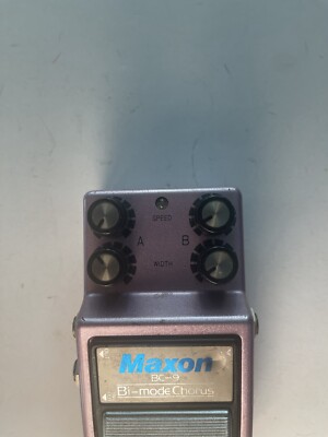 Maxon BC9 Bi-Mode Chorus Analog 1983 Vintage Guitar Effect Pedal
