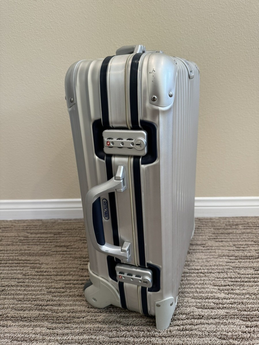 希少】 RIMOWA 929.70 2輪ローリングトロリー ビンテージ 青ロゴ