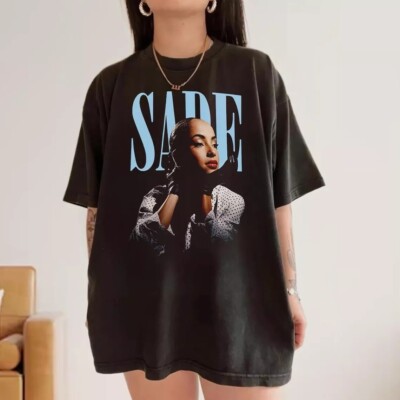 Sade ワールドツアーTシャツ Mサイズ Vtg Sade Shirt, Sade Japanese