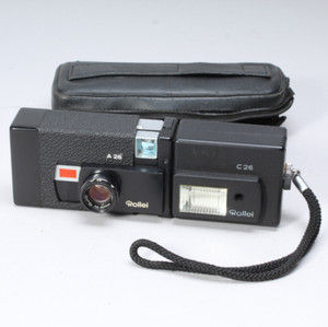 シャッターOK】Rollei A 26 & C 26 古いコンパクトカメラ シャッターOK
