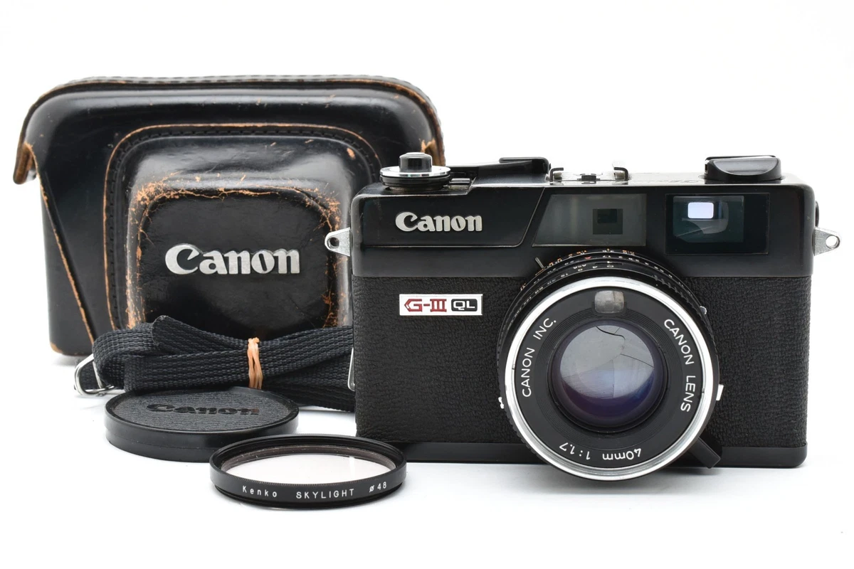 整備済 美品】Canon Canonet QL17 GIIIブラック 1391 Canon Canonet