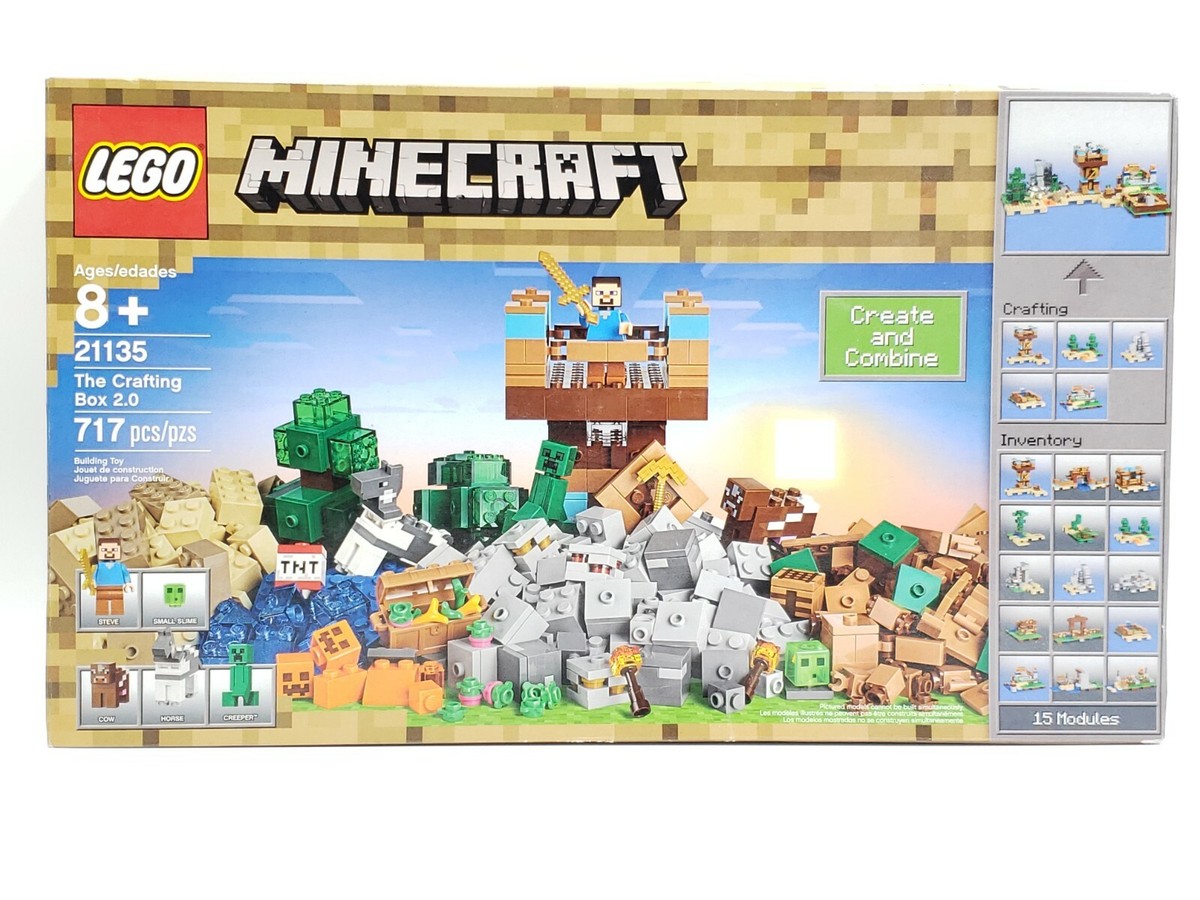 LEGO Minecraft The Crafting Box 2.0 2017 (21135) - Brand New