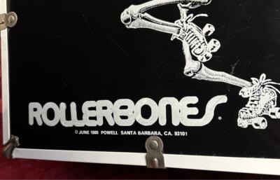 Skateboard Vintage POWELL 80's ROLLER BONES Roller Bones Trunk