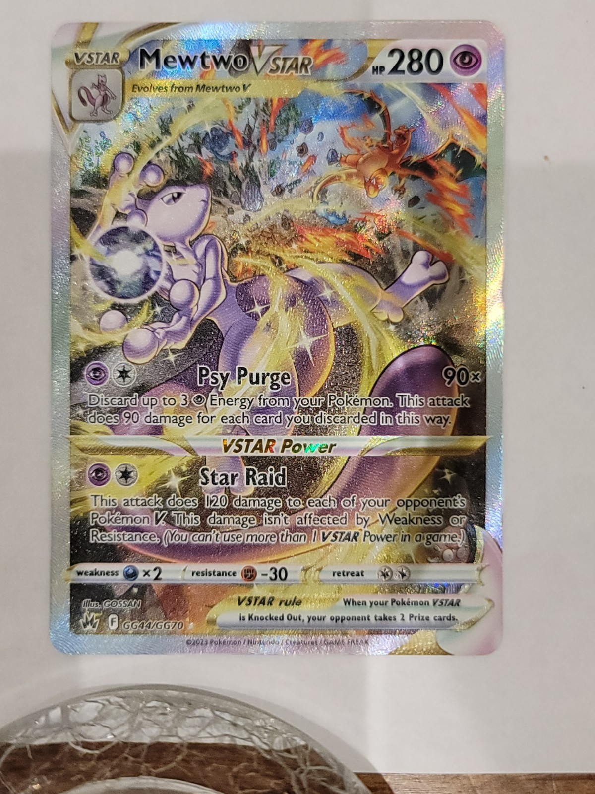 ポケモンカードゲーム Mewtwo VSTAR 2023 Crown Zenith Gem Mint