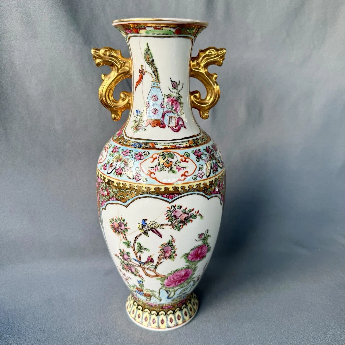 陶瓷多色1900-1940 中国古董花瓶| eBay