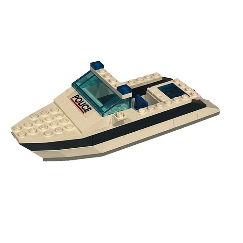 Lego 62791 Boat Hull (Red) + Top 54101 (Dark Bluish Gray) : Fire