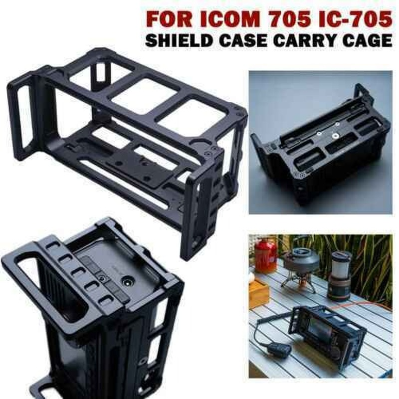 WINDCAMP ARK-705 Black Shield Case Carry Cage Black for ICOM 705