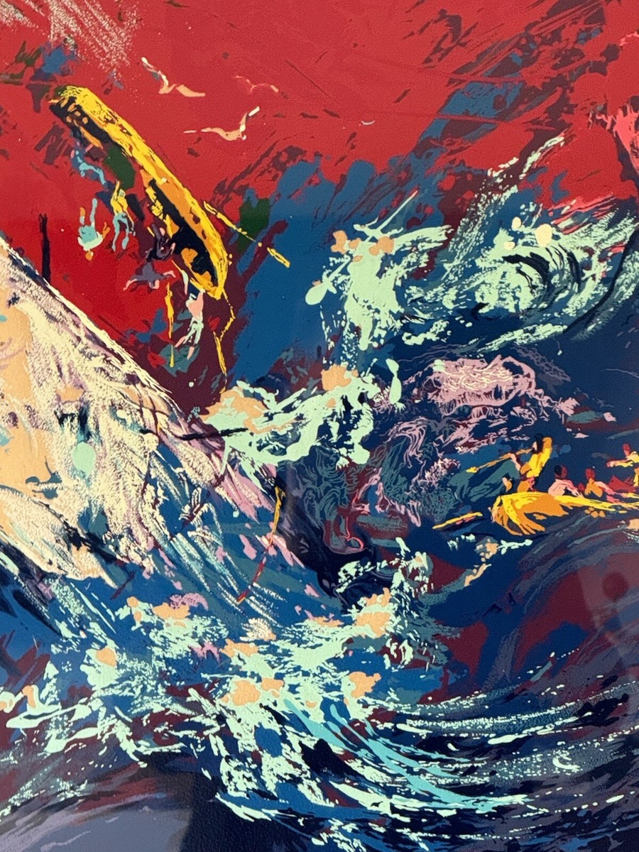 真作】リロイ・ニーマンLeroy Neiman「PASSISTAS」セリグラフ 真作