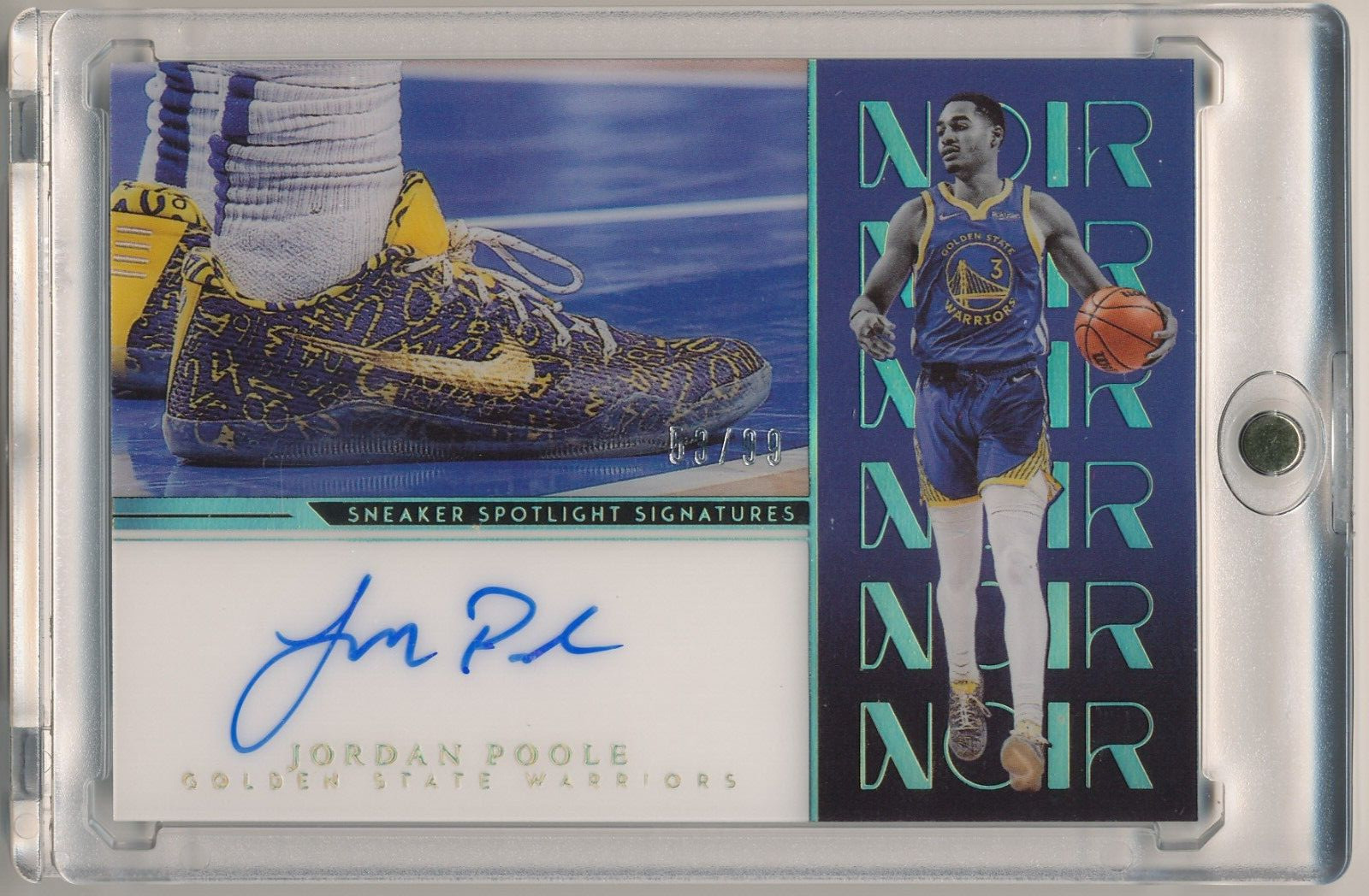 Jordan Poole サインカード /25枚限定 Jordan Poole サインカード /25