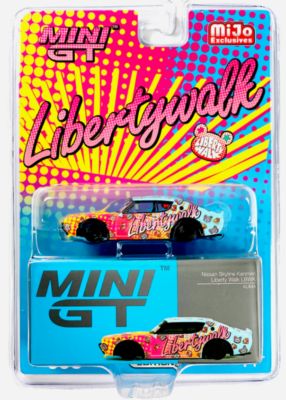 Mini GT 1:64 Nissan Skyline Kenmeri Liberty Walk LBWK KUMA Diecast