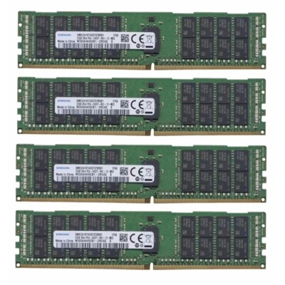 Samsung 128GB (4X32GB) DDR4 2400MHz 2RX4 ECC Registered Memory