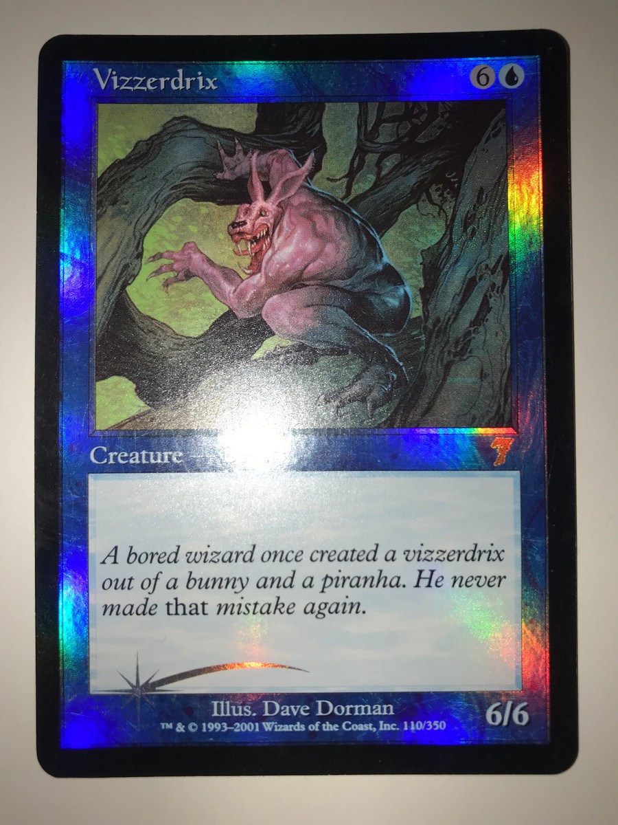 🔥Vizzerdrix FOIL 7th Edition PLD Blue Rare MAGIC MTG LP🔥 | eBay