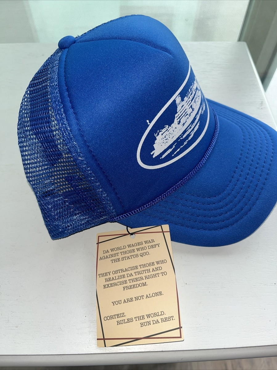 Corteiz Hat Blue Trucker European Streetwear Snapback Mens Unisex