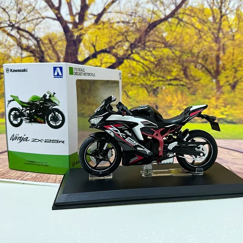 1:12 Scale AOSHIMA Kawasaki Ninja ZX-25R Diecast Model Motorcycle