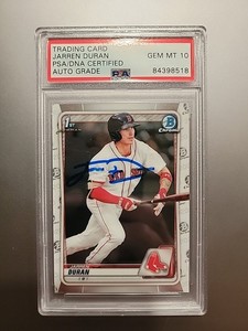 その他 AUTOGRAPH BOOK CARD 4/25 JARREN DURAN Jarren Duran