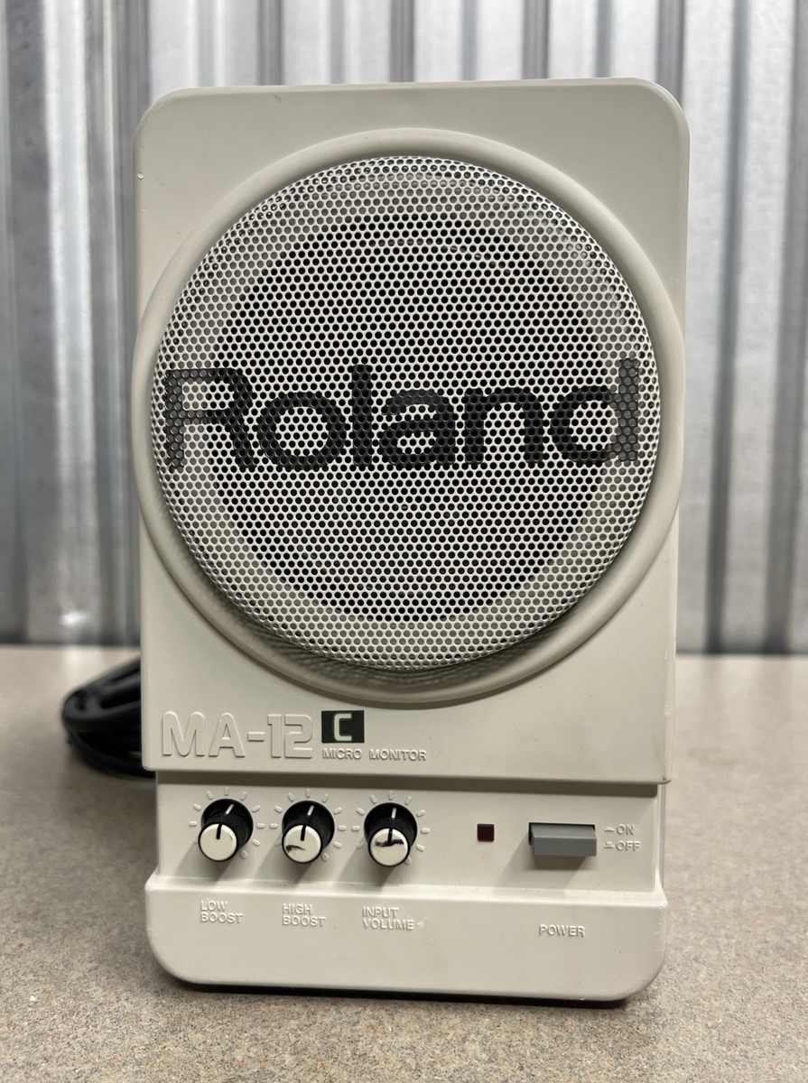 Roland MA-12C Stereo Micro Monitor Single Powered Speaker | eBay